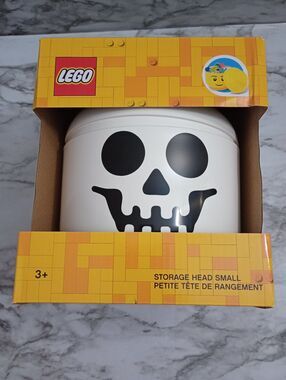 NIB Lego Storage Head Skeleton Size Small